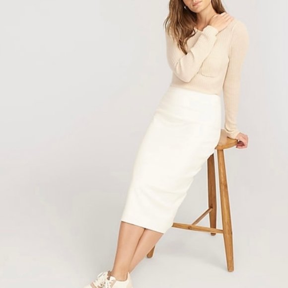 J. CREW No. 3 Pencil skirt in bi-stretch cotton